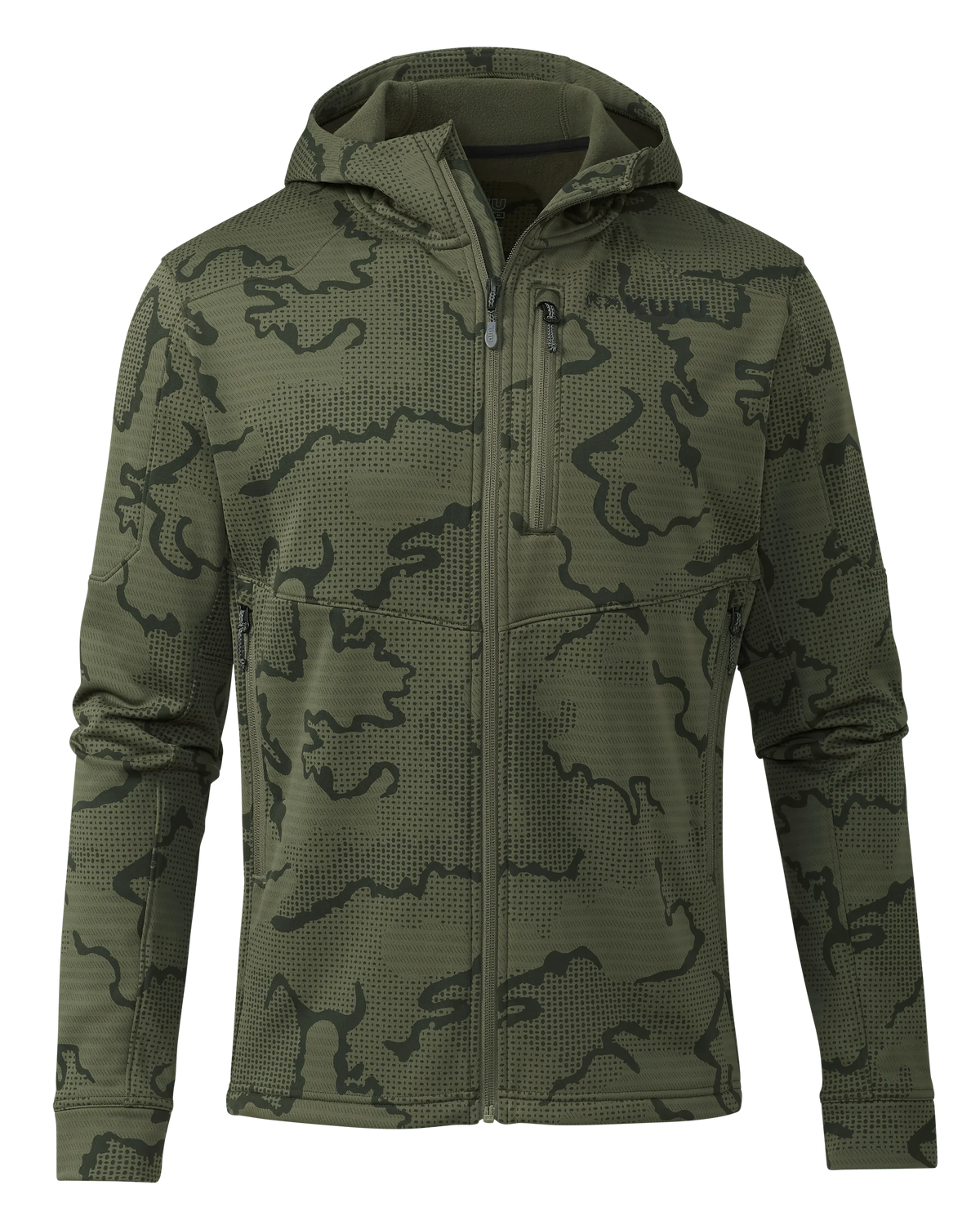 Ridgepoint Fleece Hoodie | Olive Tonal