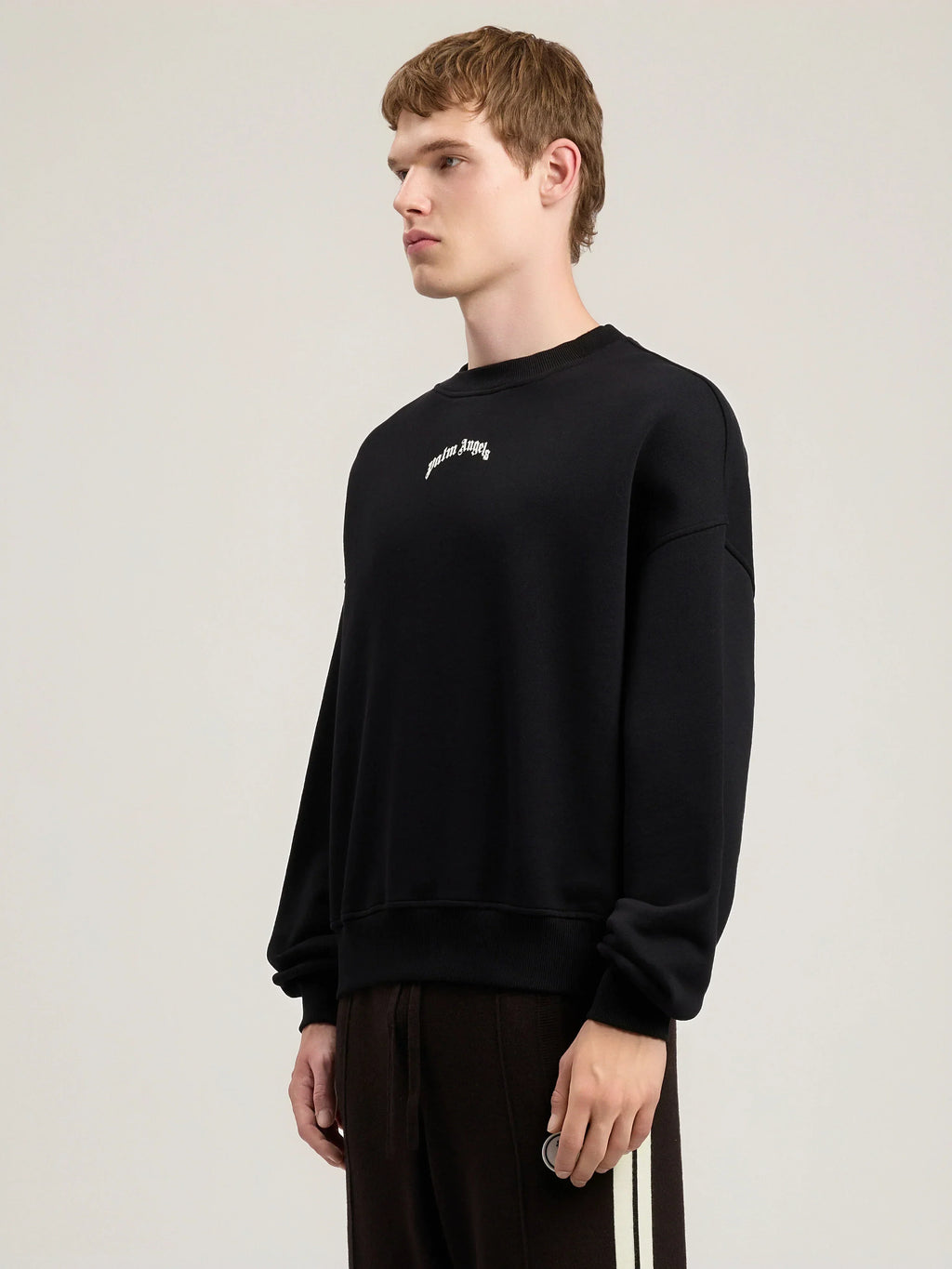 Back Curved Logo Loose Sweatshirt