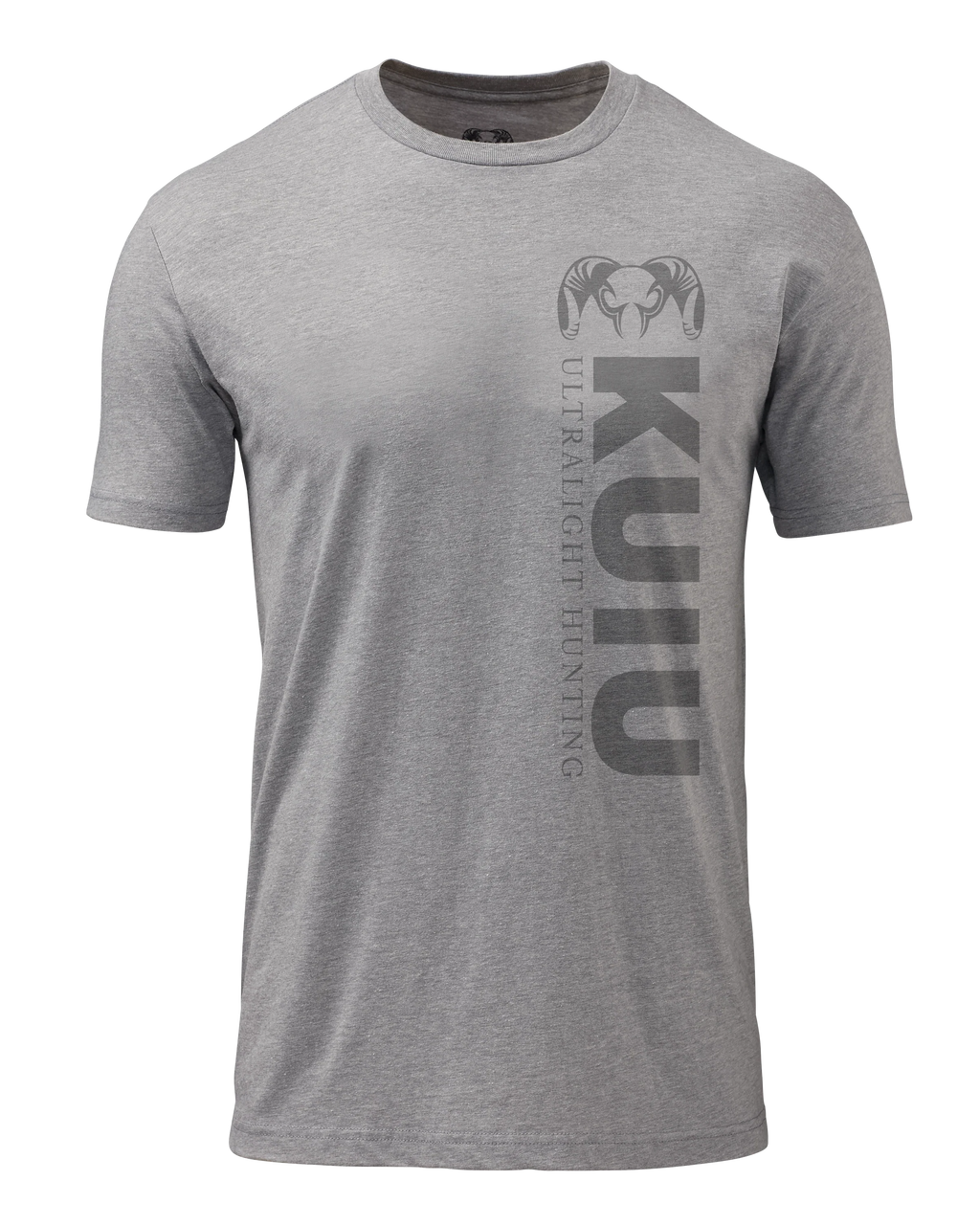 KUIU Solid Vertical T-Shirt | Heather Grey