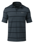 KUIU Performance Polo Stripe | Steel Blue Stripe