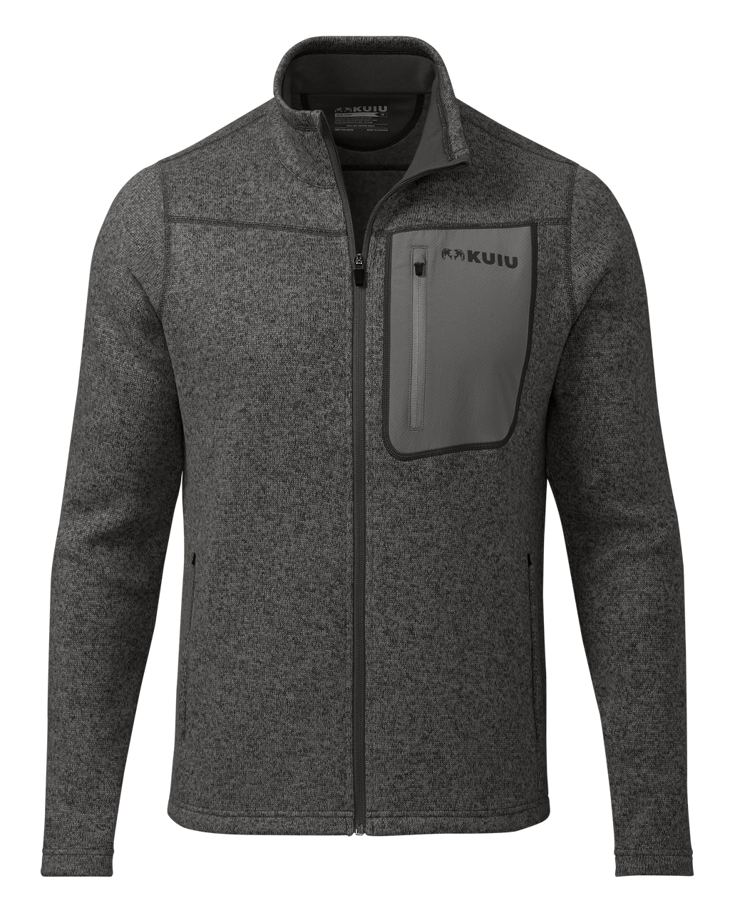 Base Camp Full Zip Sweater | Charcoal Heather