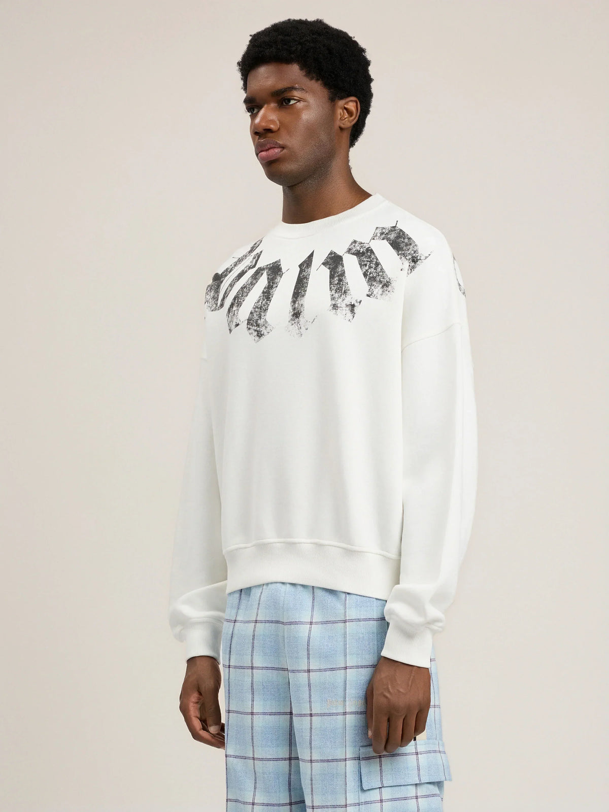 Big Neck Logo Loose Sweatshirt