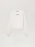 Back Curved Logo Loose Sweatshirt