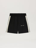 CLASSIC LOGO TRACK SHORTS BLACK OFF WHIT