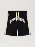 Curved Logo Track Sweatshorts