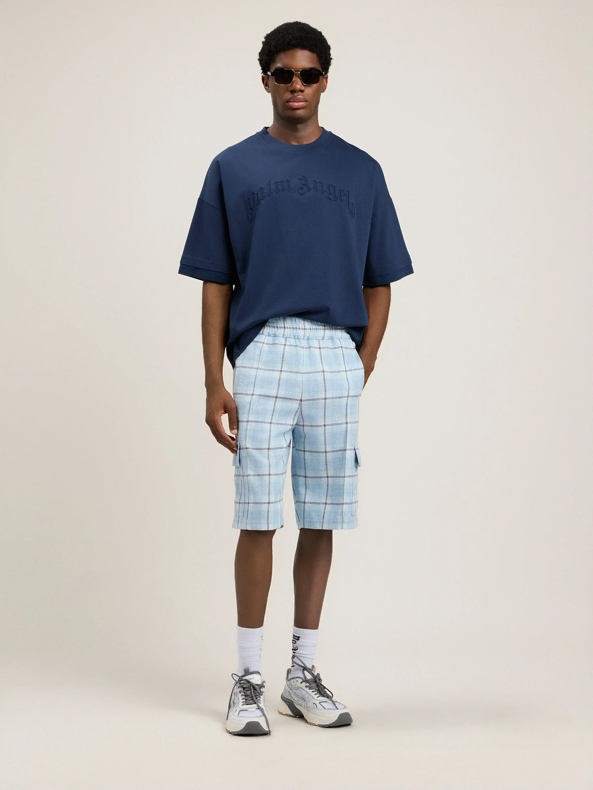 Curved Logo Loose Double T-Shirt