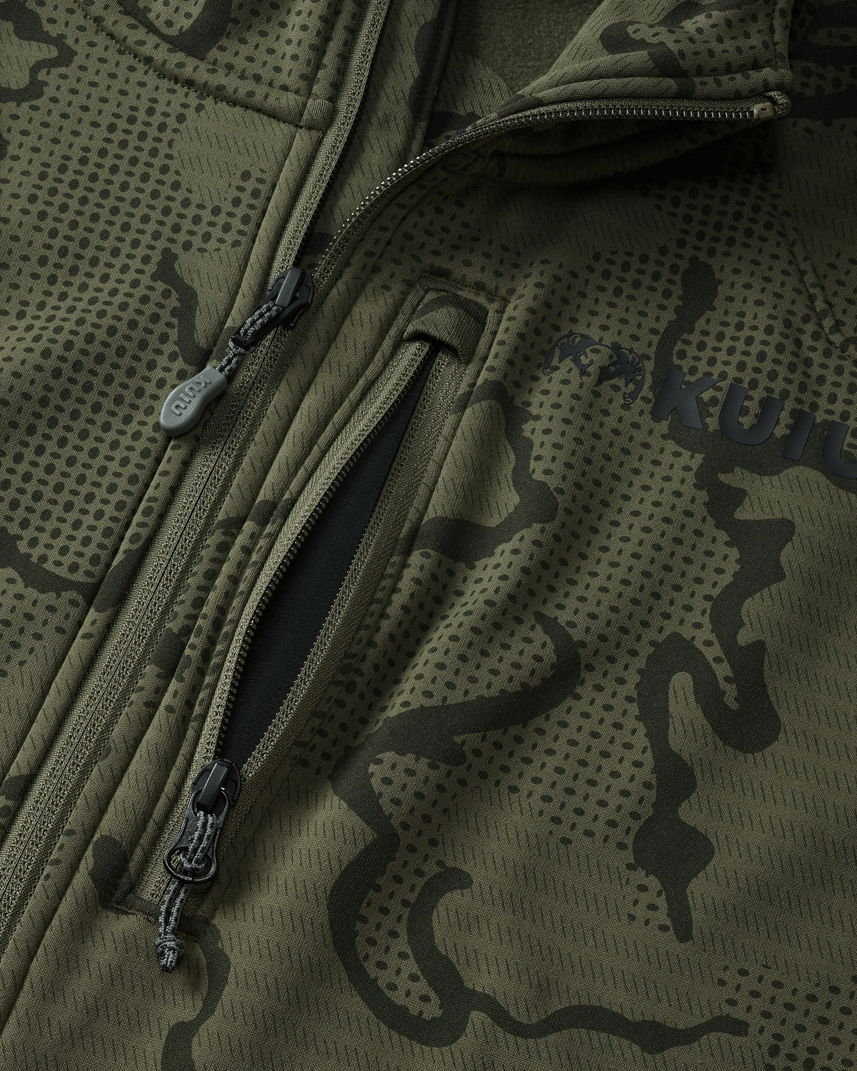 Ridgepoint Fleece Hoodie | Olive Tonal