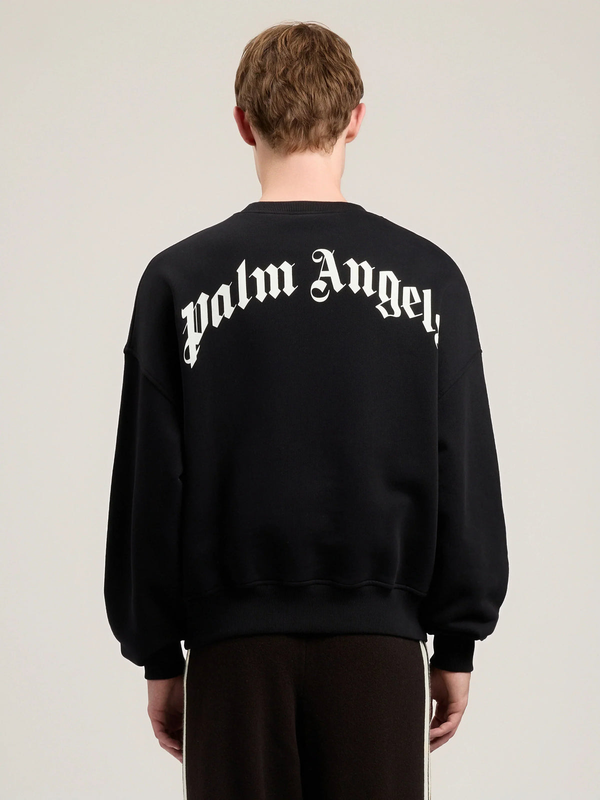 Back Curved Logo Loose Sweatshirt