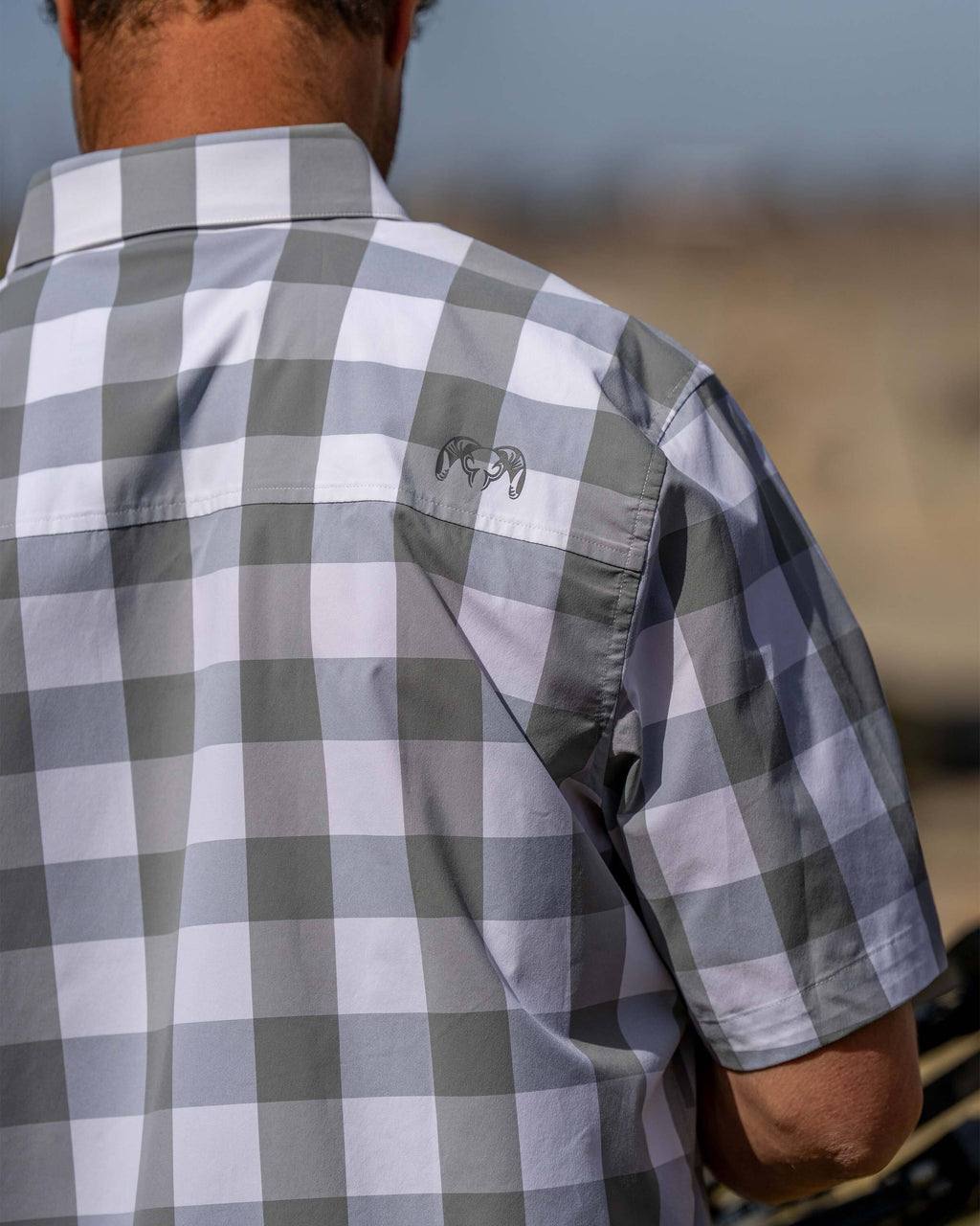 Borrego SS Shirt | Battleship Plaid