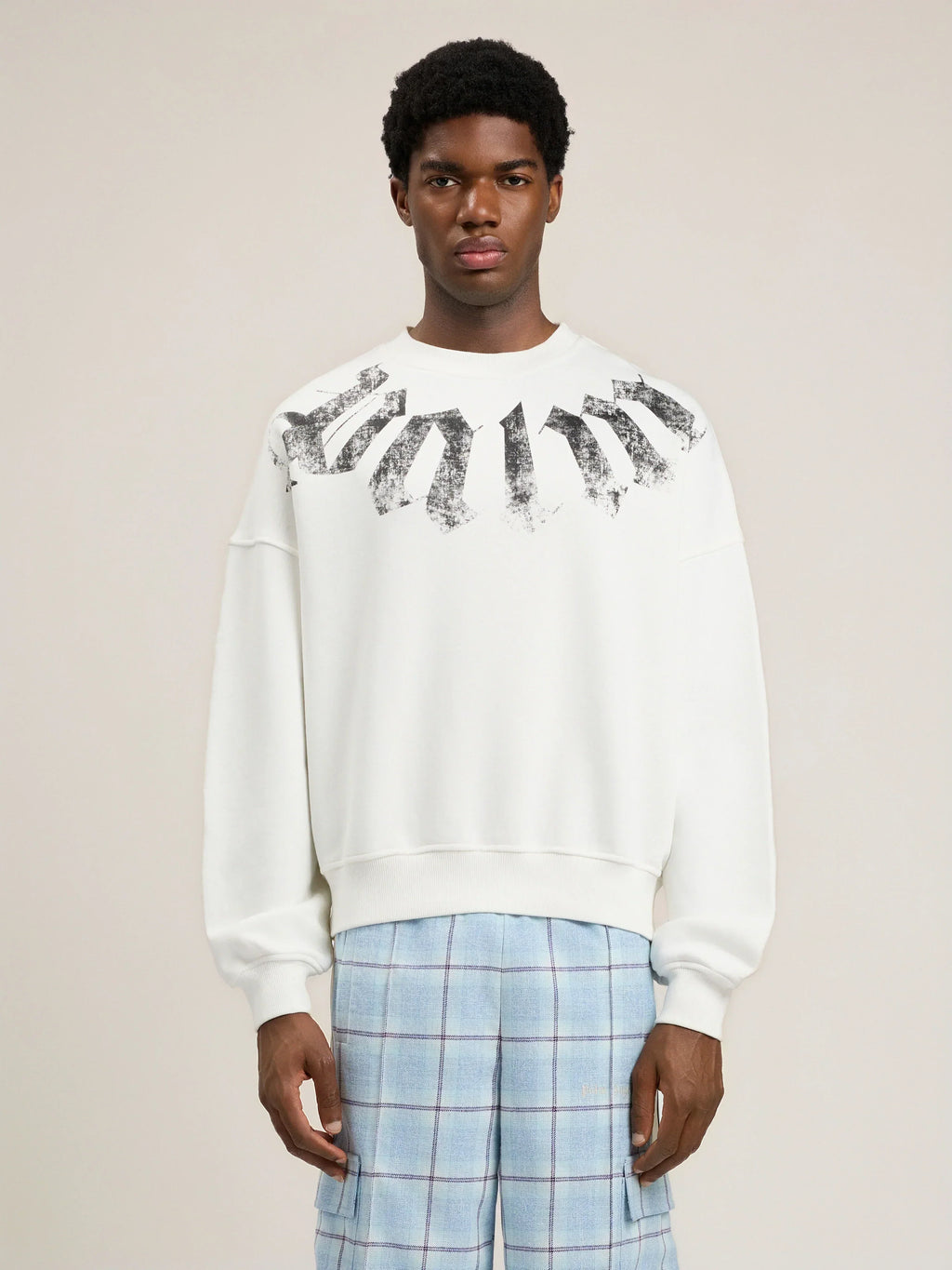 Big Neck Logo Loose Sweatshirt
