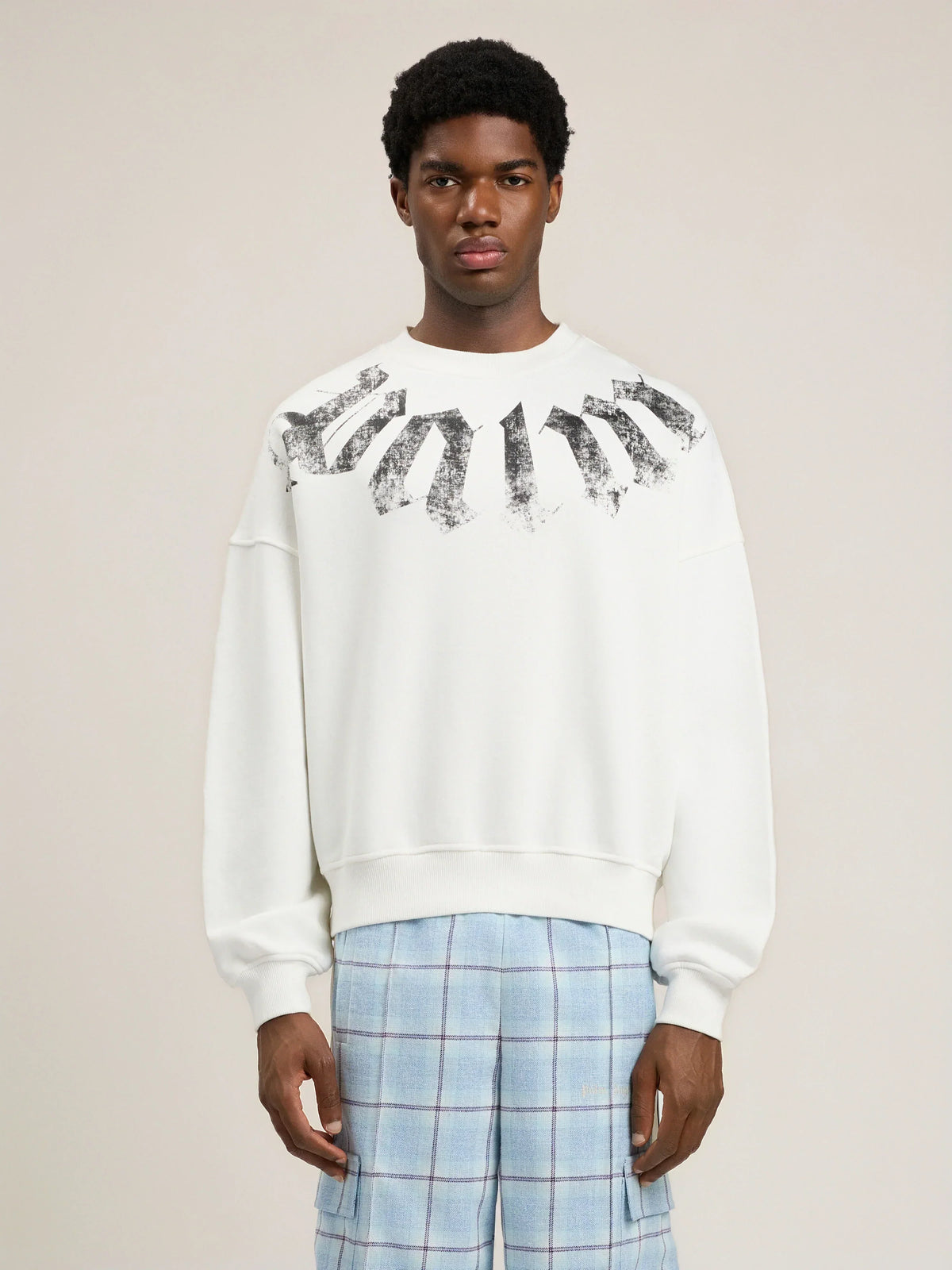 Big Neck Logo Loose Sweatshirt