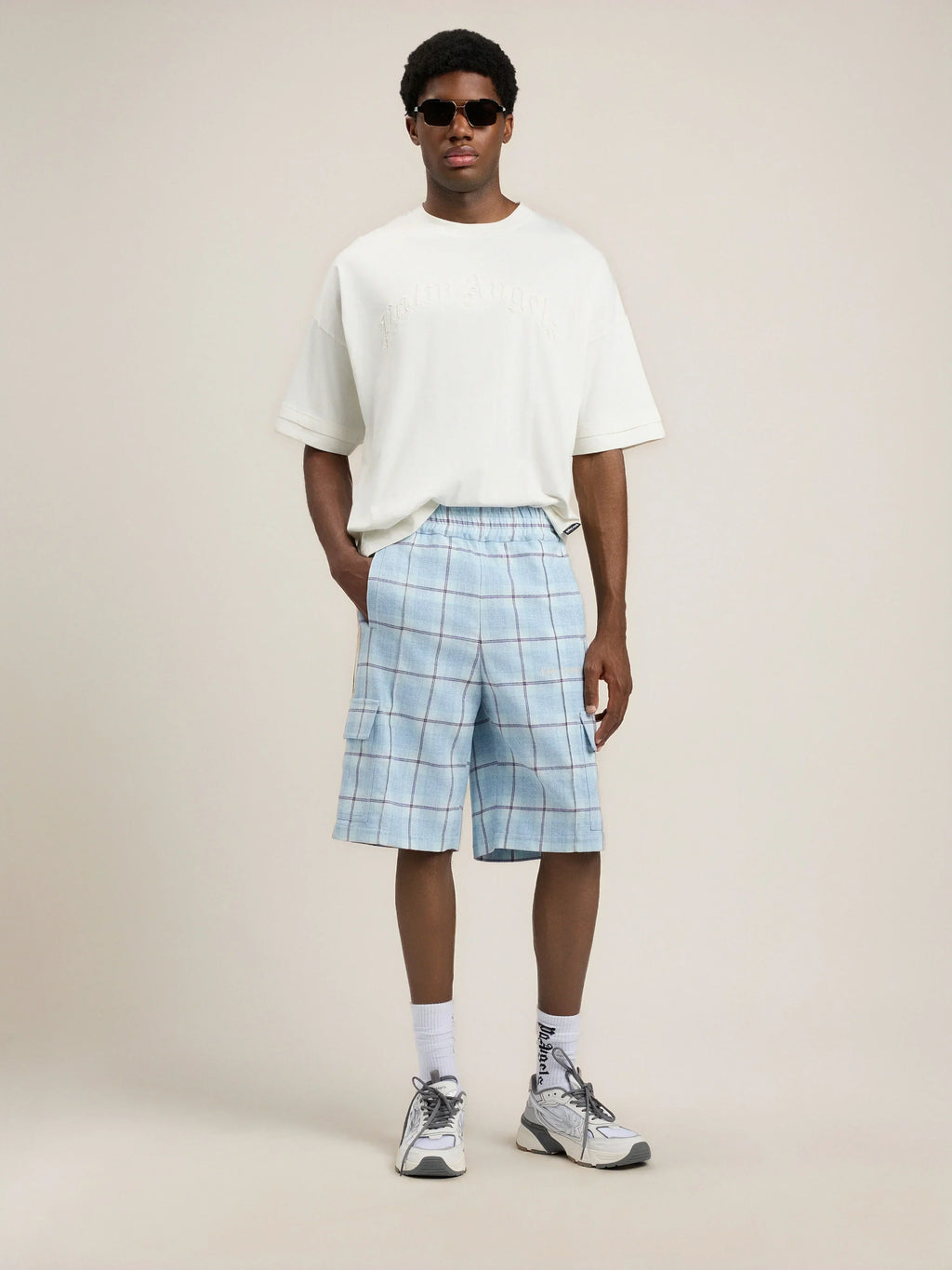 Curved Logo Loose Double T-Shirt
