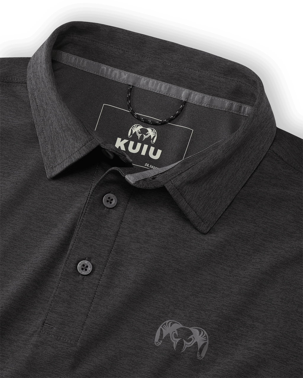 KUIU Performance Polo | Heather Black