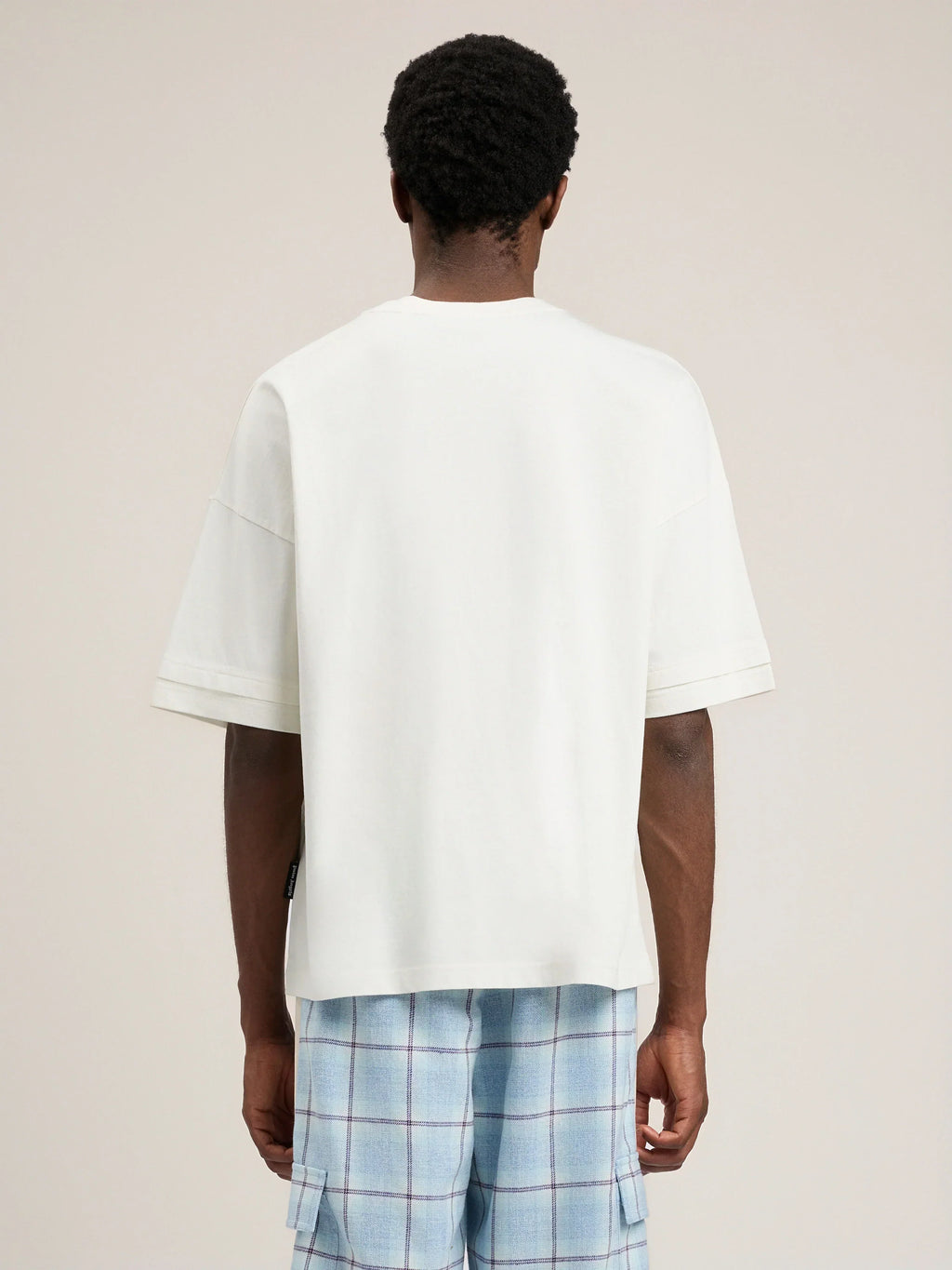 Curved Logo Loose Double T-Shirt