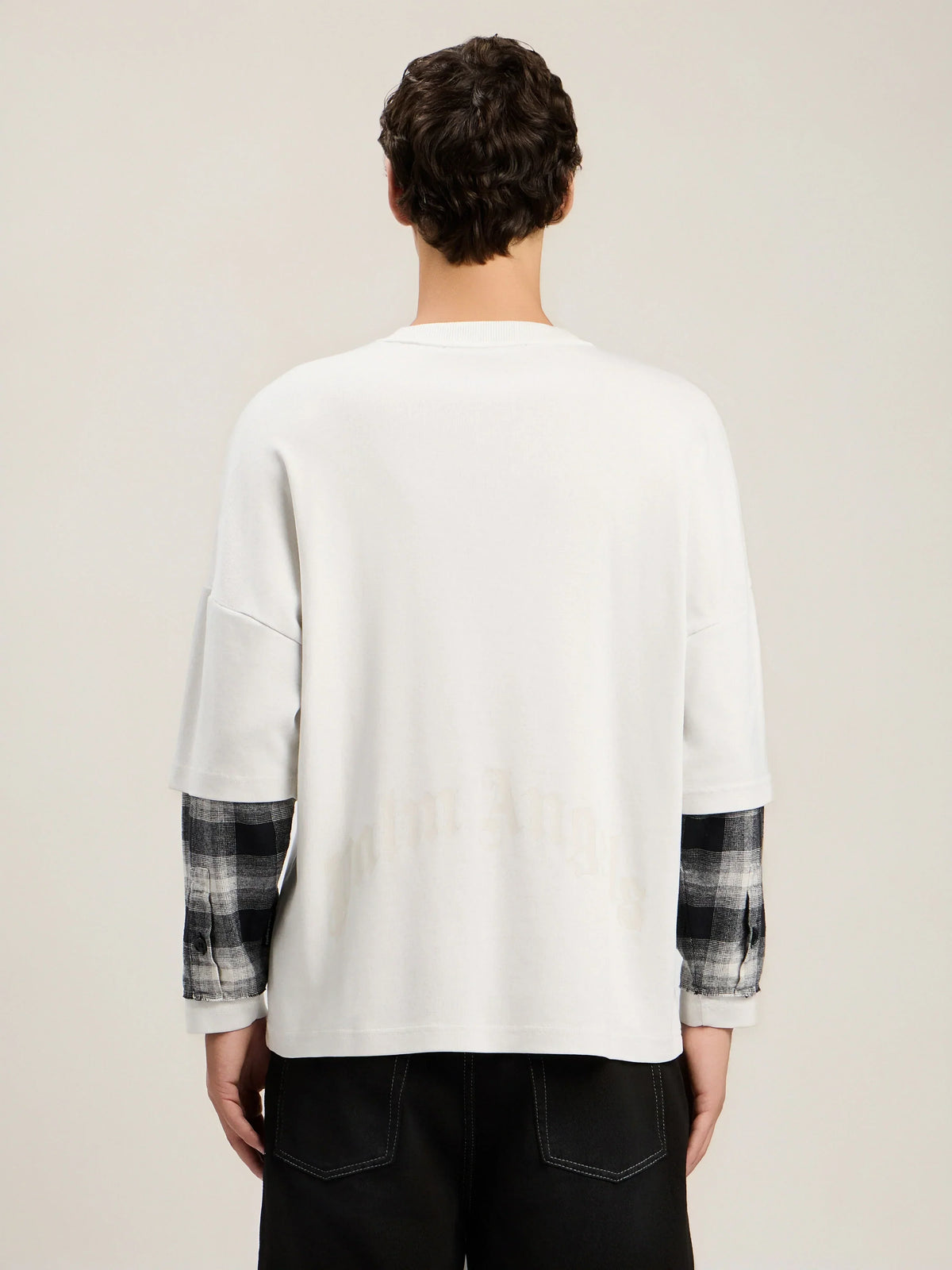 Skull Double Long-Sleeved Shirt