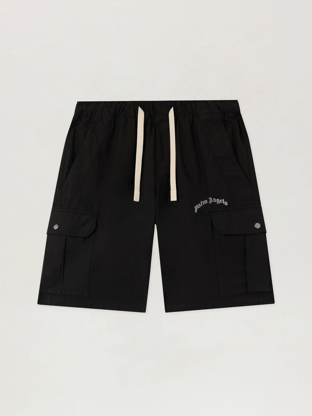 Curved Logo Loose Cargo Shorts
