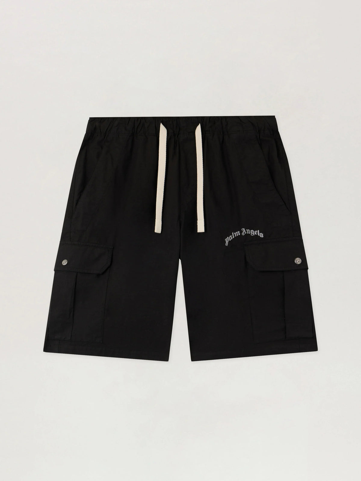 Curved Logo Loose Cargo Shorts