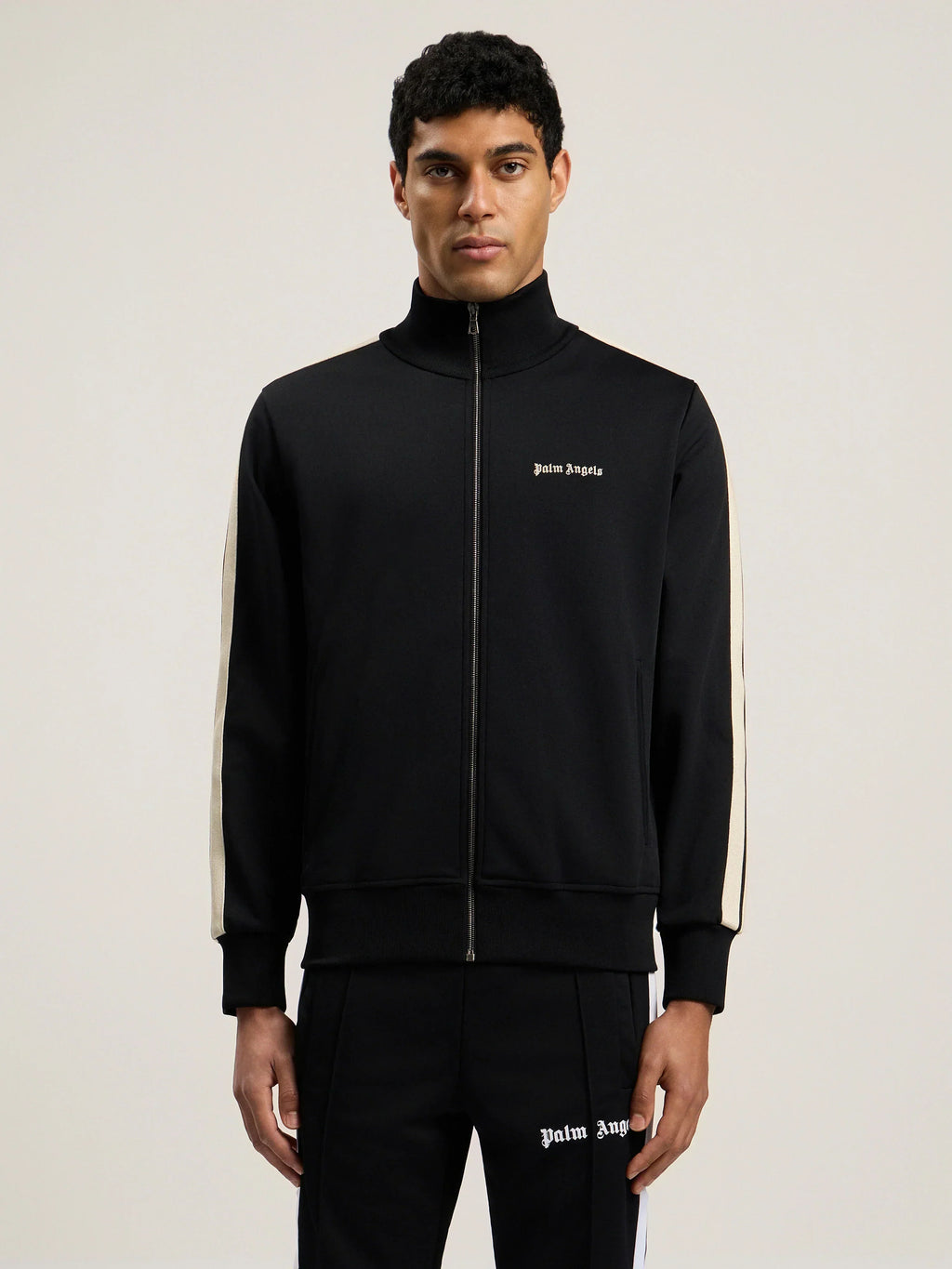 CLASSIC LOGO TRACK JACKET BLACK - OFF WH