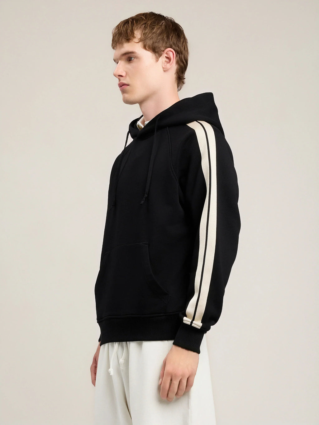 Back Curved Logo Track Hoodie