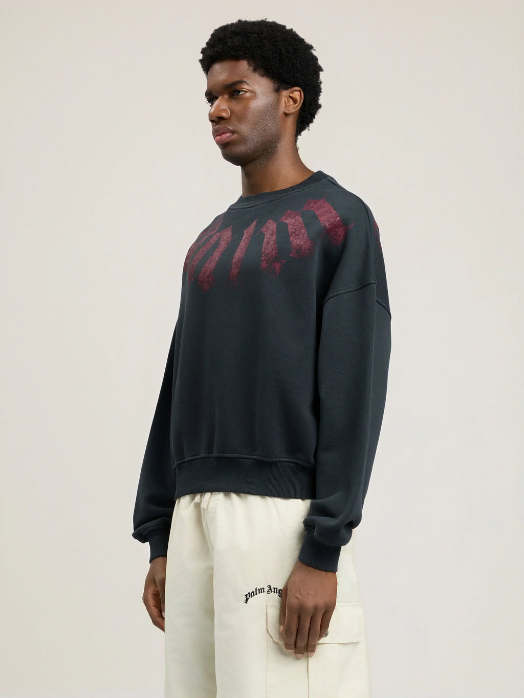 Big Neck Logo Loose Sweatshirt