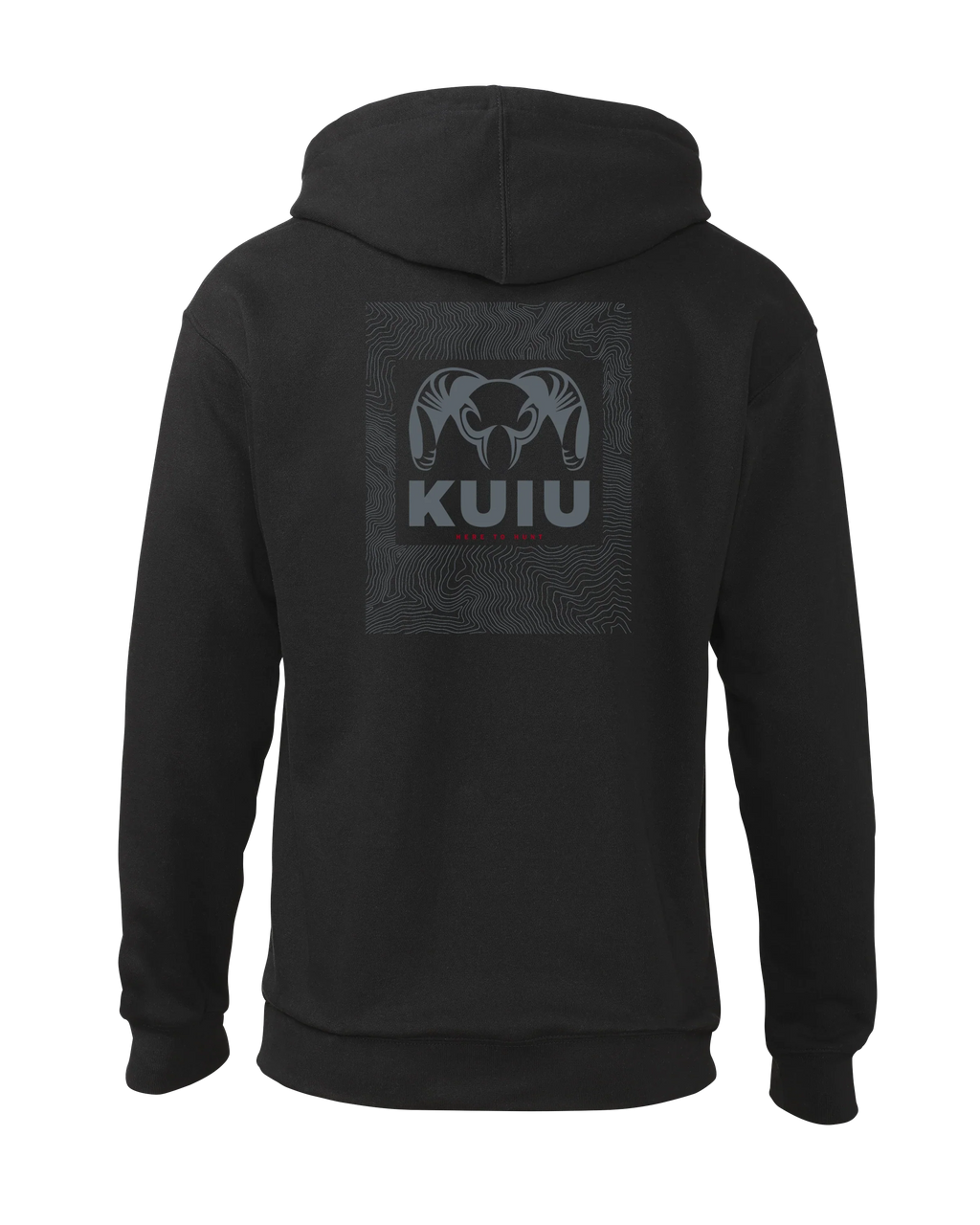 KUIU Topo Back Logo Hoodie | Black