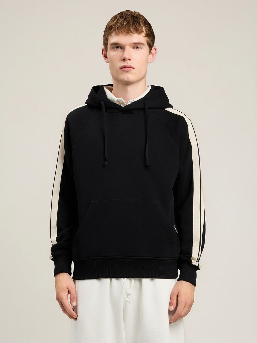 Back Curved Logo Track Hoodie