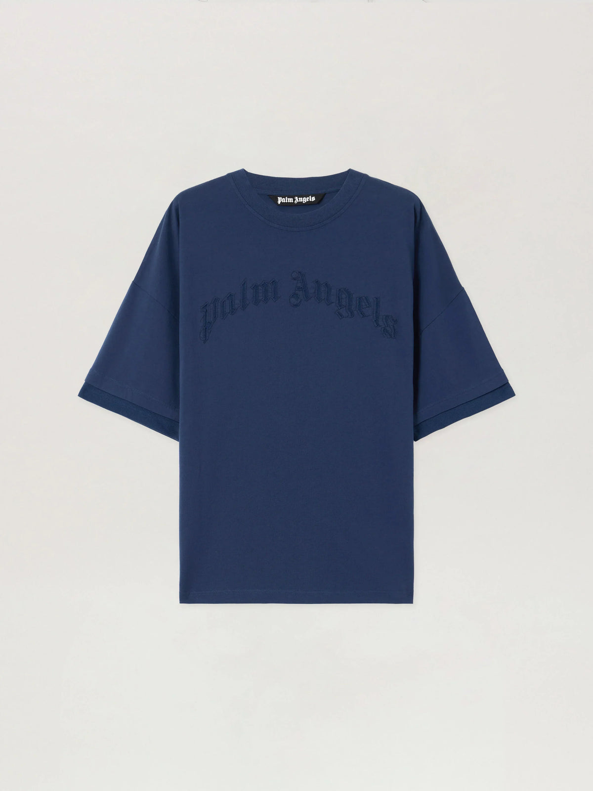 Curved Logo Loose Double T-Shirt