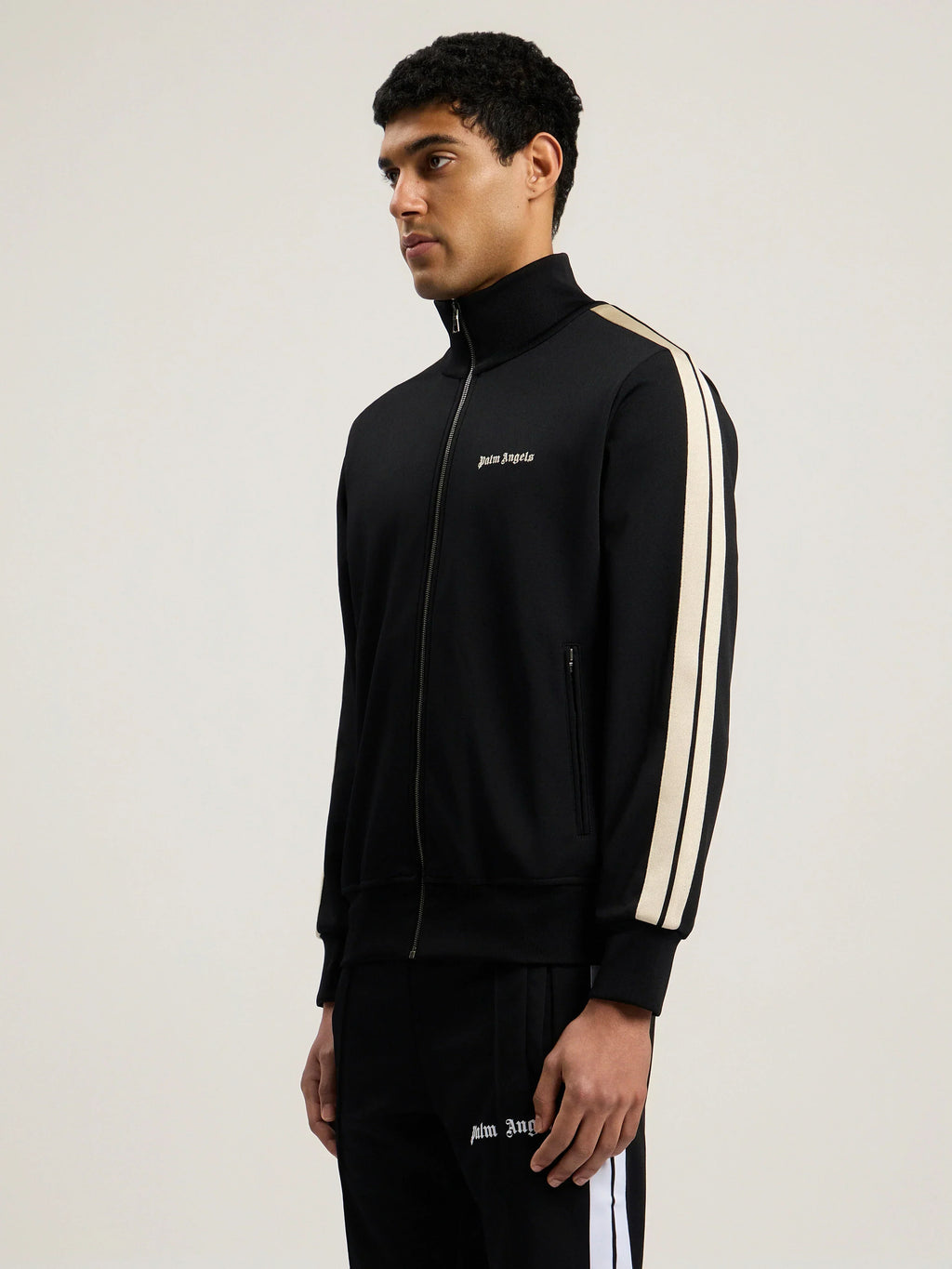 CLASSIC LOGO TRACK JACKET BLACK - OFF WH
