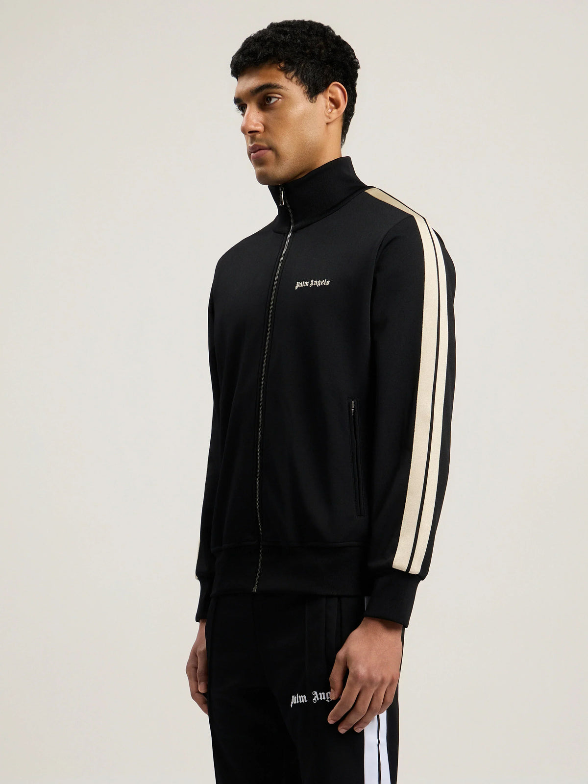 CLASSIC LOGO TRACK JACKET BLACK - OFF WH